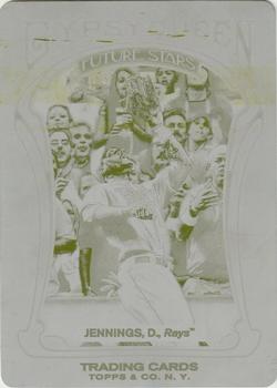 2011 Topps Gypsy Queen - Future Stars Printing Plate Yellow #FS5 Desmond Jennings Front