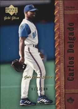 2001 Upper Deck Gold Glove - Gold Glove Limited #7 Carlos Delgado  Front