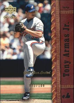 2001 Upper Deck Gold Glove - Gold Glove Limited #67 Tony Armas Jr.  Front