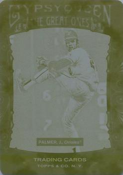 2011 Topps Gypsy Queen - Great Ones Printing Plate Yellow #GO9 Jim Palmer Front