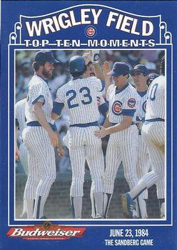 1999 Budweiser Wrigley Field Top Ten Moments #NNO The Sandberg Game Front