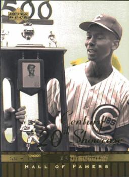 2001 Upper Deck Hall of Famers - 20th Century Showcase #S9 Ernie Banks  Front