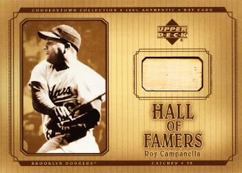 2001 Upper Deck Hall of Famers - Game-Used Bats #B-RCa Roy Campanella  Front