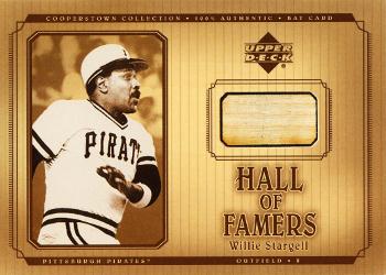 2001 Upper Deck Hall of Famers - Game-Used Bats #B-WS Willie Stargell  Front