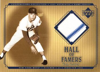 2001 Upper Deck Hall of Famers - Game-Used Jerseys #J-TS Tom Seaver  Front