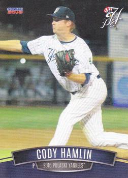 2016 Choice Pulaski Yankees #17 Cody Hamlin Front