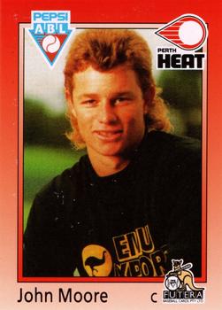 1992 Futera Pepsi ABL Perth Heat #5 John Moore Front
