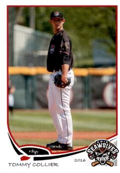 2016 Grandstand Erie SeaWolves #NNO Tommy Collier Front