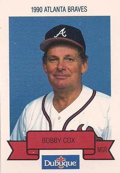 1990 Dubuque Atlanta Braves #NNO Bobby Cox Front