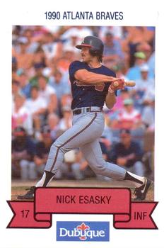 1990 Dubuque Atlanta Braves #NNO Nick Esasky Front