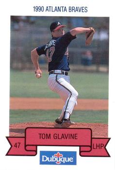 1990 Dubuque Atlanta Braves #NNO Tom Glavine Front