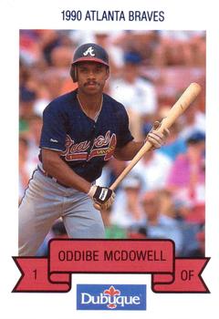 1990 Dubuque Atlanta Braves #NNO Oddibe McDowell Front