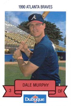 1990 Dubuque Atlanta Braves #NNO Dale Murphy Front