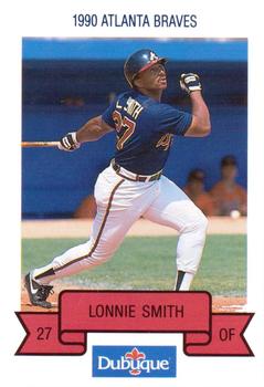 1990 Dubuque Atlanta Braves #NNO Lonnie Smith Front