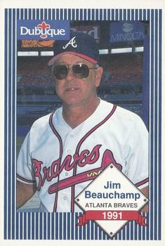 1991 Dubuque Atlanta Braves #NNO Jim Beauchamp Front