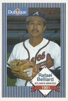 1991 Dubuque Atlanta Braves #NNO Rafael Belliard Front