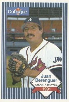 1991 Dubuque Atlanta Braves #NNO Juan Berenguer Front