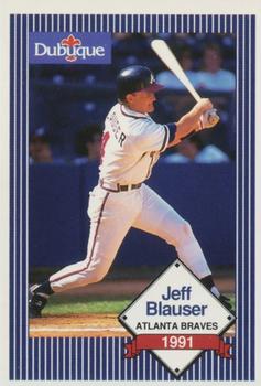 1991 Dubuque Atlanta Braves #NNO Jeff Blauser Front