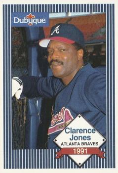 1991 Dubuque Atlanta Braves #NNO Clarence Jones Front