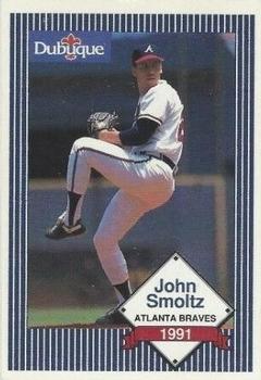 1991 Dubuque Atlanta Braves #NNO John Smoltz Front