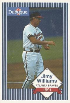 1991 Dubuque Atlanta Braves #NNO Jimy Williams Front
