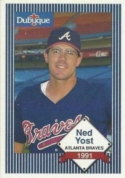 1991 Dubuque Atlanta Braves #NNO Ned Yost Front