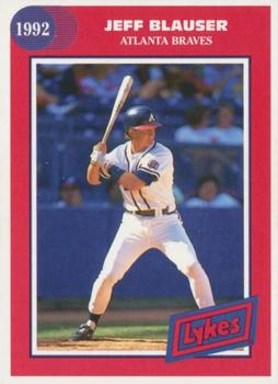 1992 Lykes Atlanta Braves #NNO Jeff Blauser Front