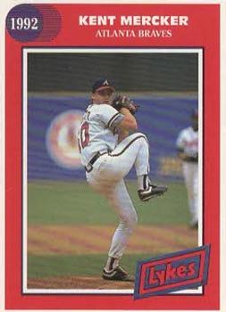 1992 Lykes Atlanta Braves #NNO Kent Mercker Front