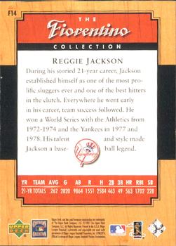 2001 Upper Deck Legends - Fiorentino Collection #F14 Reggie Jackson Back