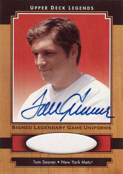 2001 Upper Deck Legends - Legendary Game Jersey Autographs #SJ-TS Tom Seaver  Front