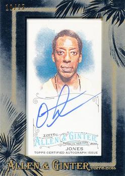 2016 Topps Allen & Ginter - Framed Mini Non-Baseball Autographs Black Frame #AGA-OJO Orlando Jones Front