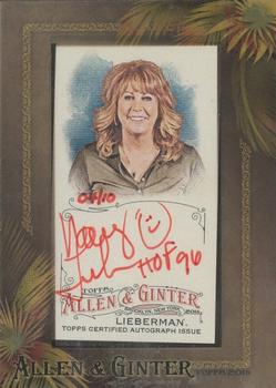 2016 Topps Allen & Ginter - Framed Mini Non-Baseball Autographs Red Ink #AGA-NL Nancy Lieberman Front