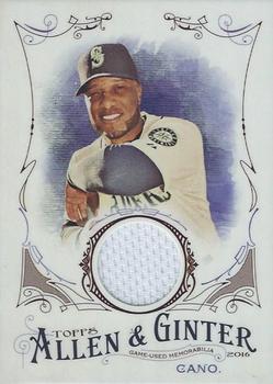2016 Topps Allen & Ginter - Relic Full-Size Design B #FSRB-RC Robinson Cano Front