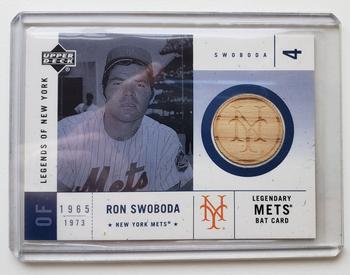 2001 Upper Deck Legends of New York - Game-Used Bats #LMB-RS Ron Swoboda  Front