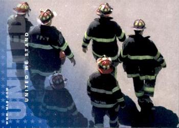 2001 Upper Deck Legends of New York - United We Stand #USA2 FDNY / NYPD Front