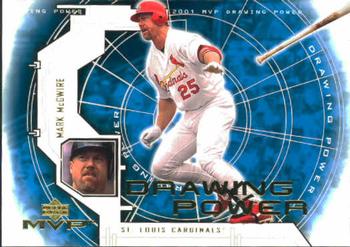 2001 Upper Deck MVP - Drawing Power #DP1 Mark McGwire  Front