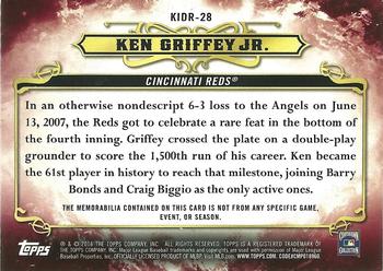 2016 Topps - Tribute to the Kid Relics #KIDR-28 Ken Griffey Jr. Back