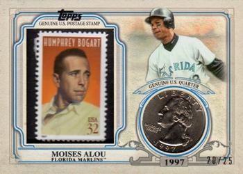 2016 Topps - World Series Champion Coin and Stamp Quarter with Stamp #WCCSR-MA Moises Alou Front