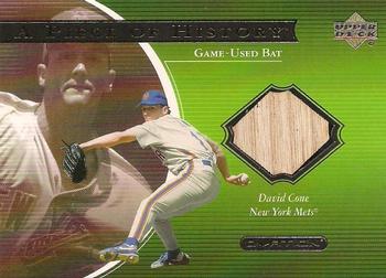 2001 Upper Deck Ovation - A Piece of History #DC David Cone  Front