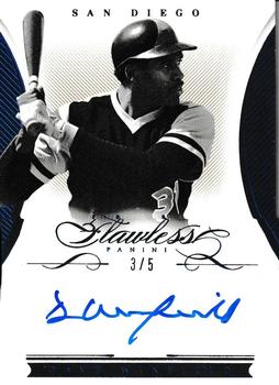 2016 Panini Flawless - Flawless Signatures Sapphire #FS-DW Dave Winfield Front