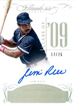 2016 Panini Flawless - Hall of Fame Autographs #HOF-JR Jim Rice Front