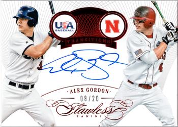 2016 Panini Flawless - Transitions Ruby #T-AG Alex Gordon Front