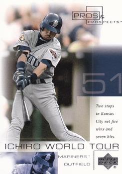 2001 Upper Deck Pros & Prospects - Ichiro World Tour #WT10 Ichiro Front