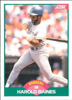 1989 Score Rookie & Traded #62T Harold Baines Front
