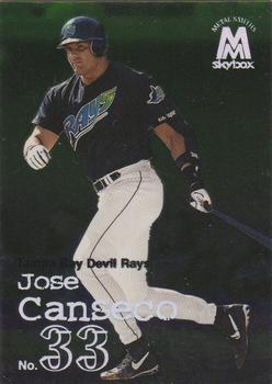 1999 SkyBox Molten Metal #2 Jose Canseco Front