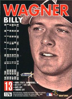 1999 SkyBox Premium #176 Billy Wagner Back