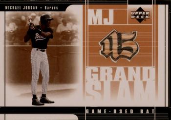 2001 Upper Deck Prospect Premieres - MJ Grandslam Game Bat #MJ1 Michael Jordan  Front