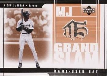 2001 Upper Deck Prospect Premieres - MJ Grandslam Game Bat #MJ2 Michael Jordan  Front