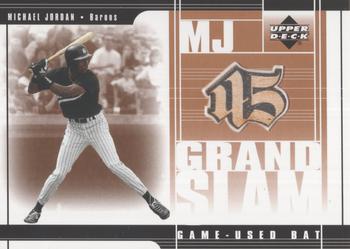 2001 Upper Deck Prospect Premieres - MJ Grandslam Game Bat #MJ3 Michael Jordan  Front