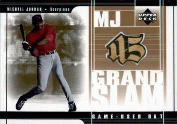 2001 Upper Deck Prospect Premieres - MJ Grandslam Game Bat #MJ4 Michael Jordan  Front